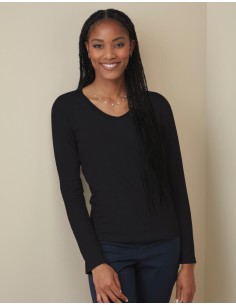 S-ST9720-Stretch Long Sleeve Women 2